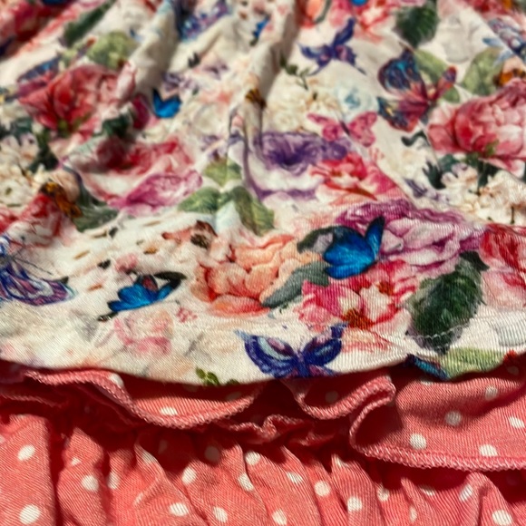 18/24 Mnth Posh Peanut Floral Butterfly Bummie Twirl 2pc Like New - Picture 5 of 13